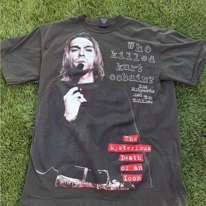 nirvana single stich tee